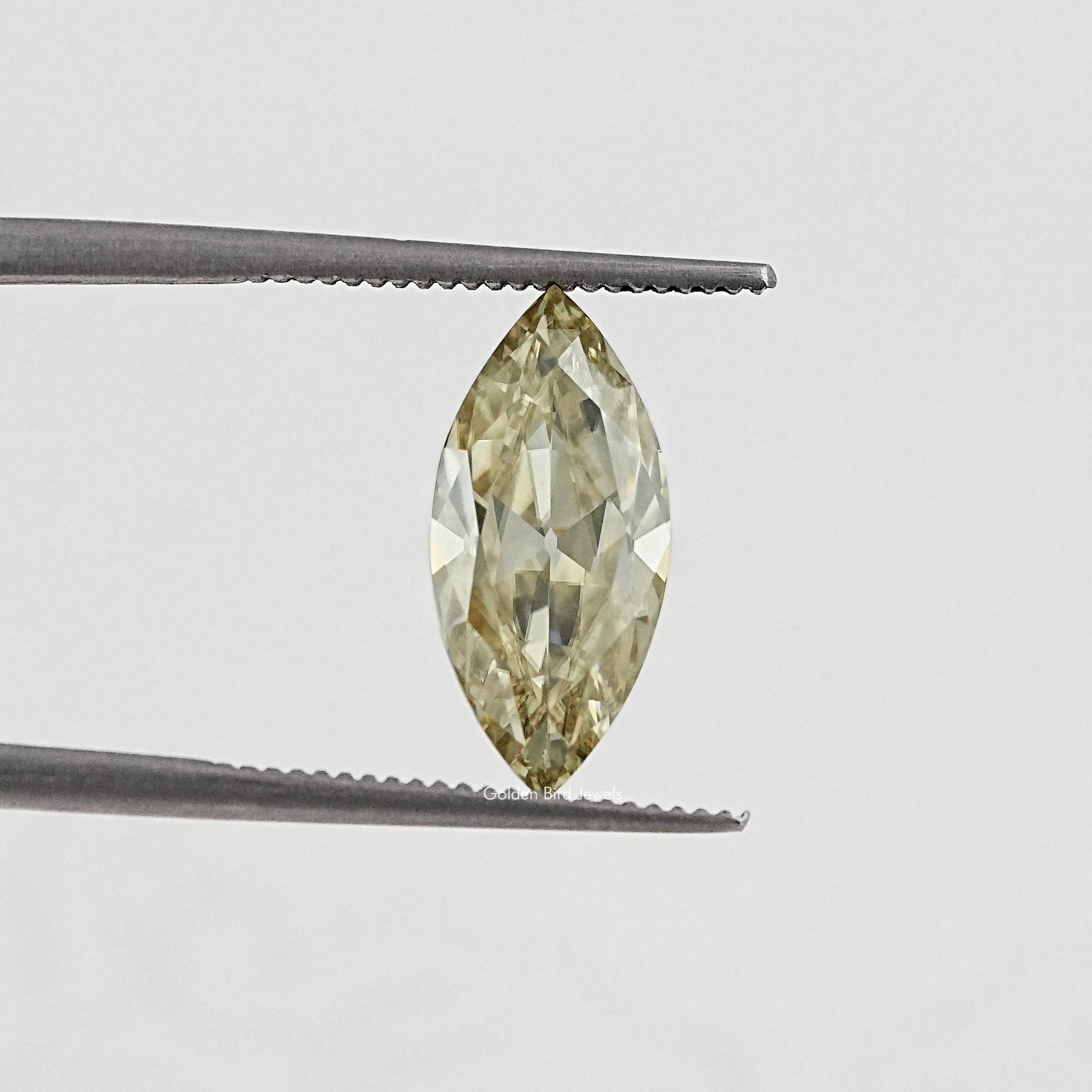 Yellow Old Mine Marquise Cut Loose Moissanite