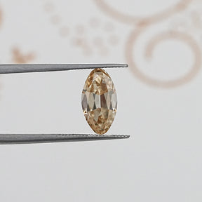 In Tweezer View Of Old Mine Moval Cut Loose Moissanite