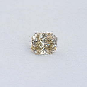 View Of Yellow Radiant Cut Moissanite Loose Stone 