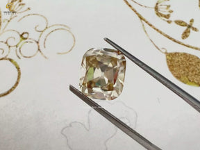 Yellow Old Mine Cushion Cut Loose Stone