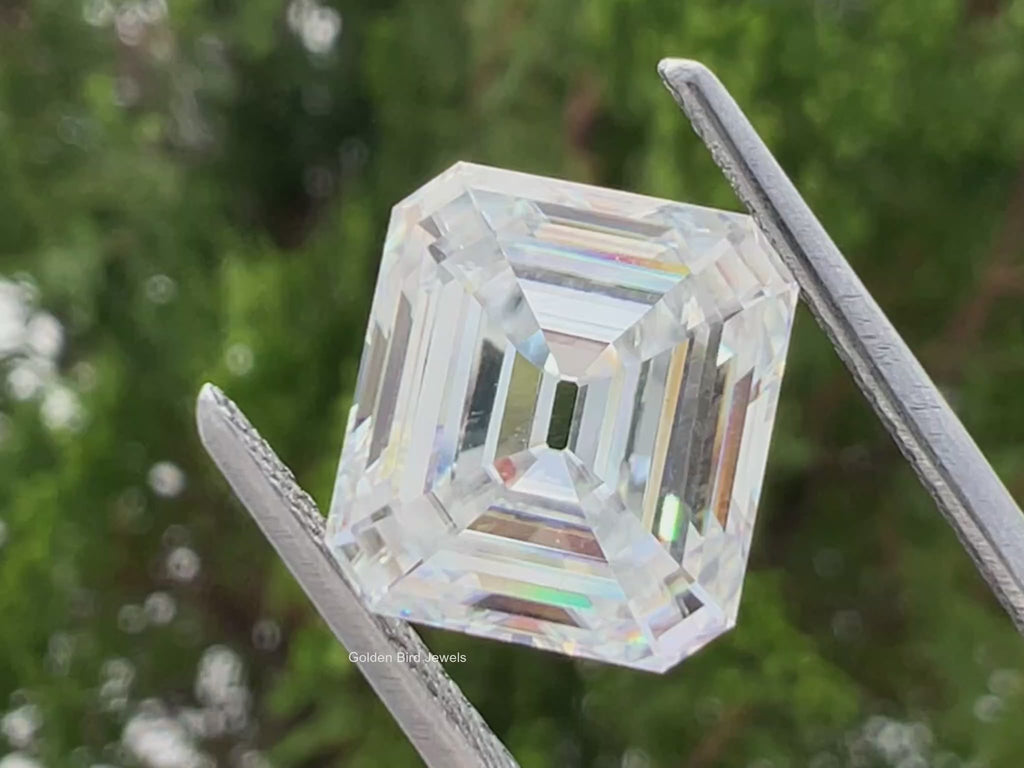 You tube Video Of Old Mine Asscher Cut Loose Moissanite