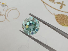 You tube Video Of Old European Round Loose Moissanite