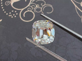 Old Mine Cushion Moissanite Loose Stone