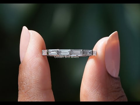 YouTube Video Of East West Baguette Cut Diamond Wedding Band