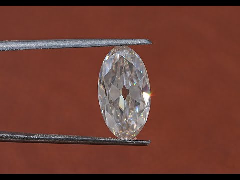 YouTube Video Of Old Mine Moval Cut Loose Moissanite Stone