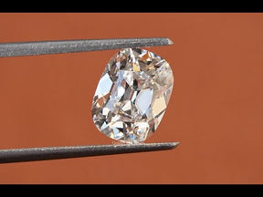 YouTube Video Of Old Mine Cushion Cut Lab Grown Diamond