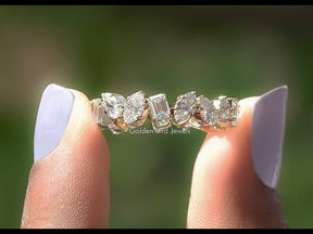 YouTube Video Of Multi Shape Lab Diamond Eternity Wedding Band