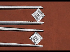 Youtube Video Of Carre Cut Lab Diamond Matching Pair