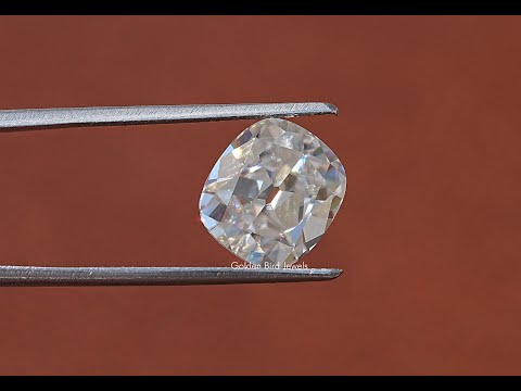 YouTube Video Of Old Mine Cushion Cut Loose Moissanite