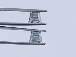 You tube Video Of Grey Trapezoid Cut Moissanite Loose Pair