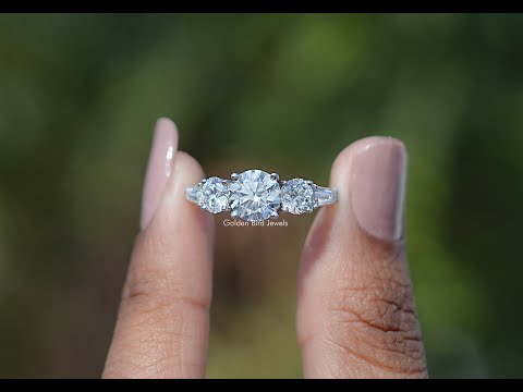 YouTube Video Of Round And Tapered Baguette Five Stone Ring
