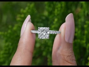 YouTube Video Of Radiant Cut Diamond Engagement Ring