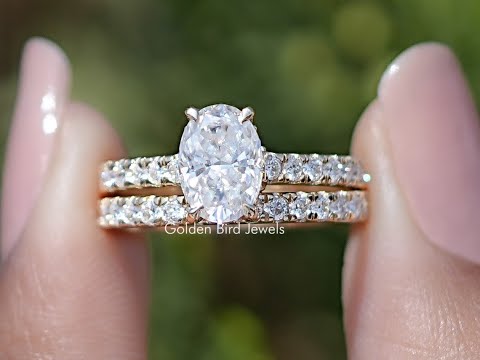 You tube Video of halo stone engagement ring with white Moissanite 
