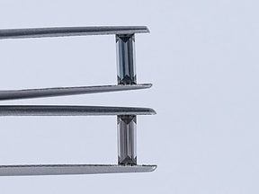 You tube Video Of Grey Baguette Cut Loose Moissanite Pair
