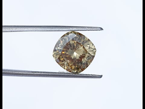 YouTube Video Of Yellow Cushion Cut Loose Stone