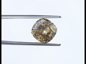 YouTube Video Of Yellow Cushion Cut Loose Stone
