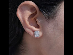 Youtube Video of Round Cut Moissanite Stud Earrings