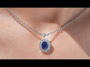 YouTube Video Of Oval Cut Lab Grown Diamond Pendant