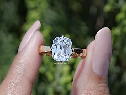 You tube Video of Cushion Cut Lab Diamond Halo Ring