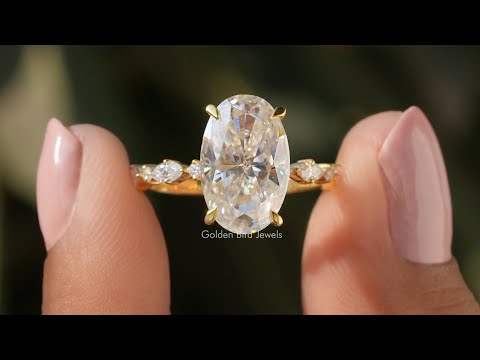 YouTube Video Of Oval Cut Hidden Halo Ring