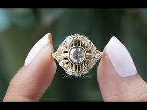 YouTube Video Of OEC Round Cut Art Deco Ring
