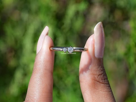 YouTube Video Of Round Cut Lab Diamond Toi Et Moi Ring