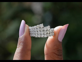 YouTube Video Of  Round Cut Moissanite Wedding Band