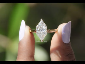 YouTube Video Of Dutch Marquise Shaped Moissanite Ring