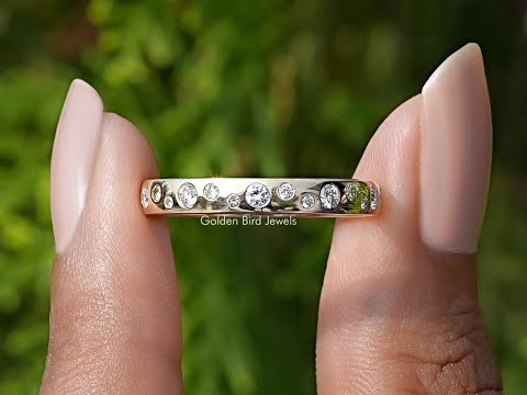 YouTube Video Of Round Cut Diamond Flush Set Eternity Band