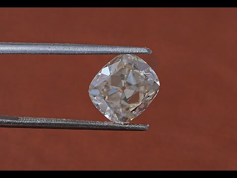 YouTube Video Of Old Mine Cushion Cut Loose Moissanite