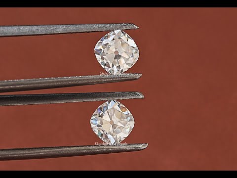 YouTube Video Of Old Mine Cushion Cut Loose Moissanite