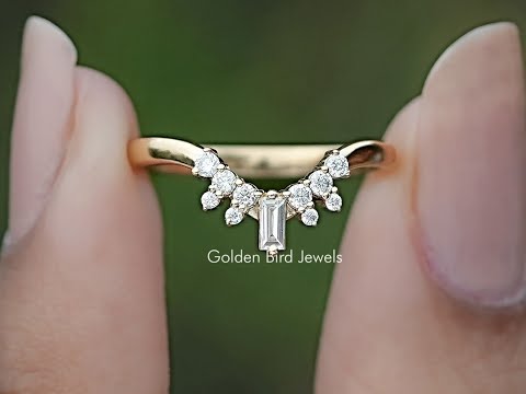 You tube Video Of Round Cut Moissanite halo engagement Ring 