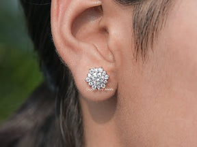 You tube Video Of Round Cut Moissanite earrings 
