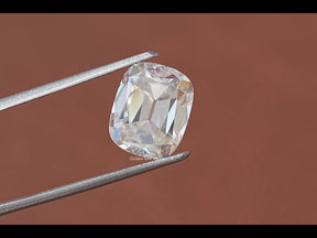 YouTube Video Of Cushion Cut Loose Moissanite Stone