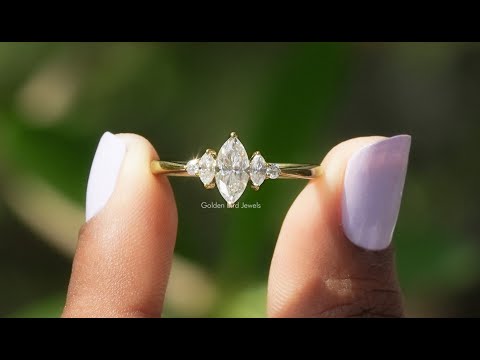 You Tube Video Of Marquise And Round Cut Engagement Ring