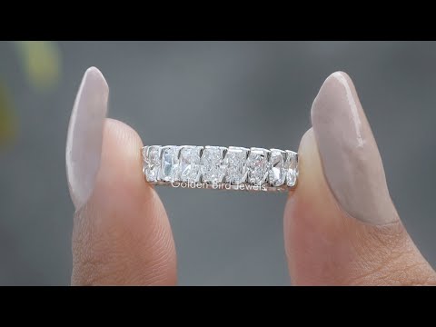 YouTube Video Of Radiant Cut Lab-Grown Full Eternity Anniversary Band