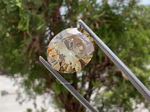  You tube Video Of Yellow Oval Cut Loose Moissanite 