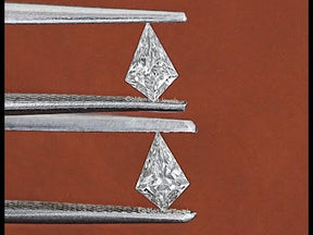 You tube Video of Kite Shape Lab Grown Loose Diamond