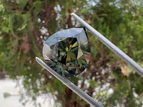 You tube Video Of Green Pear Loose Moissanite 