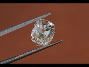 YouTube Video Of Old Mine Cushion Cut Loose Moissanite