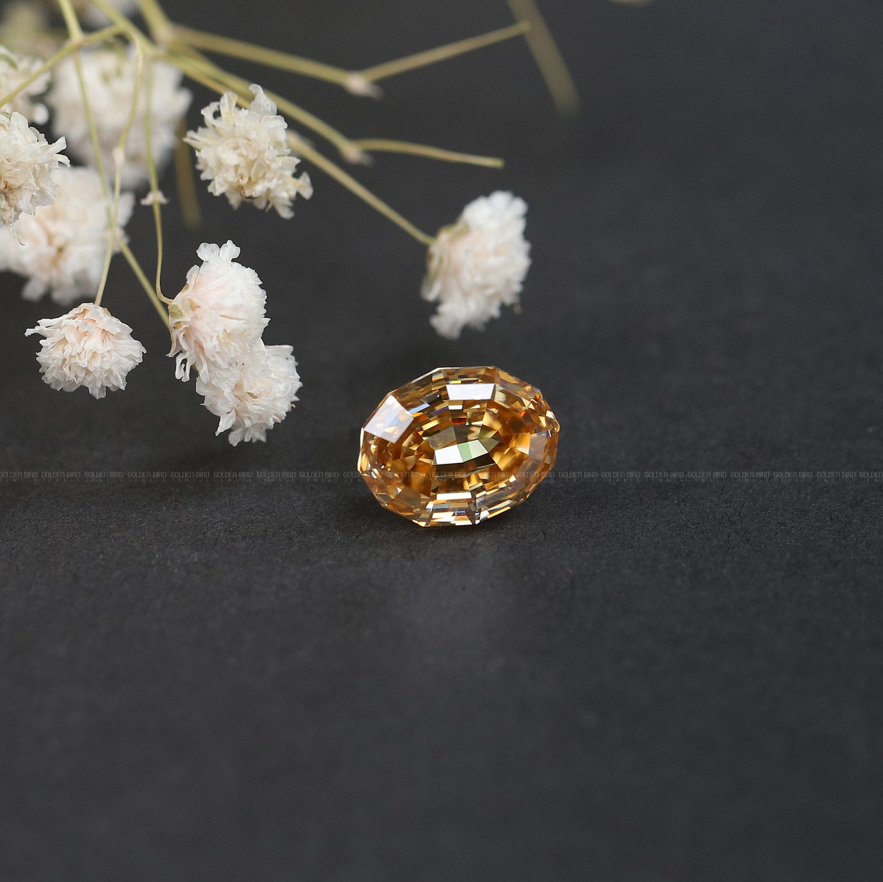 Moissanite Oval Cut Loose Stone in Unique shape 