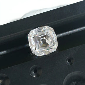 Side view of Mazarin Shaped Loose Moissanite