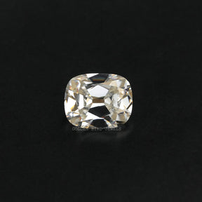 Front View Of Old mine Cushion Moissanite 