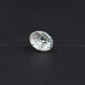 Detailed View Of Colorless Round Cut Loose Stone