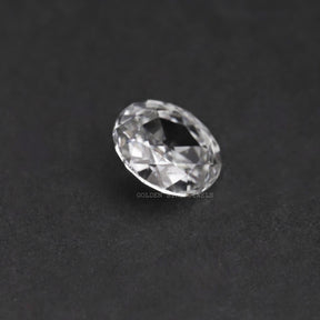Front View Of Round Cut Loose Moissanite Stone