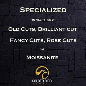 Specializes banner of old cuts and moissanite 