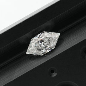 Front View Of Dutch Marquise Cut Loose Moissanite In White