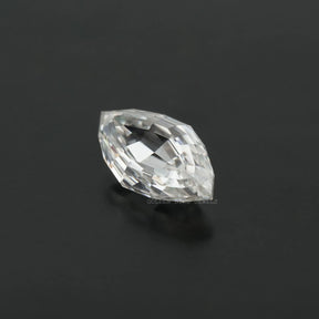 Side View Of Colorless Marquise Cut Loose Stone