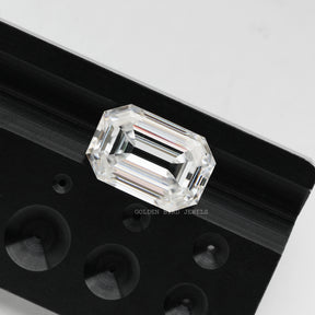 Moissanite Emerald Cut Loose Stone in EF Color