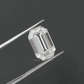 Colorless Emerald Cut Loose Moissanite Stone